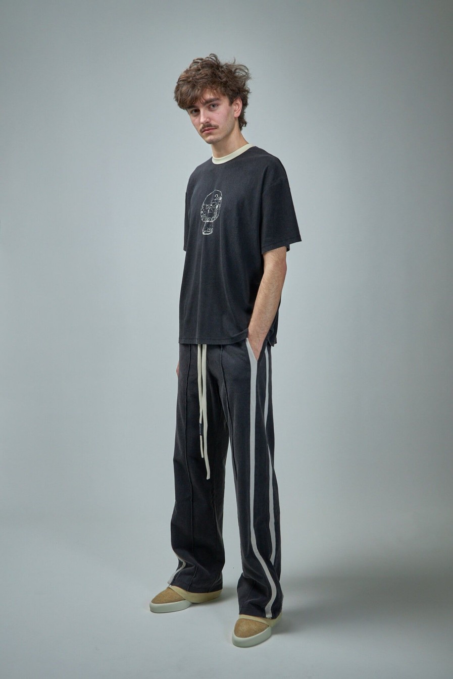 Nahmias Heavy Cotton Track Pants Black Best