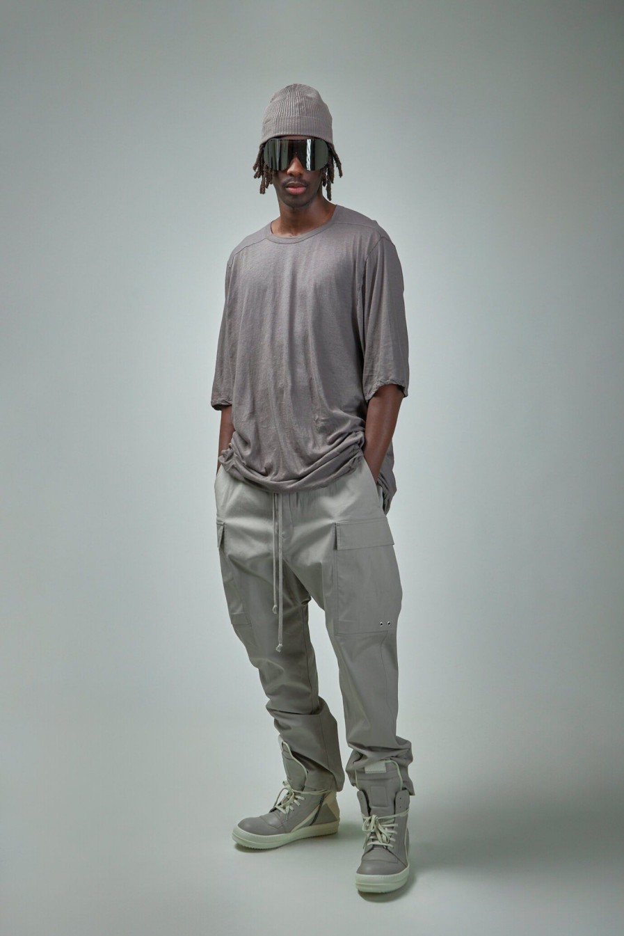 Rick Owens Pantaloni Cargo Long New