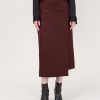 Haider Ackermann Pencil Skirt Amalfi Chocolat Wholesale