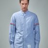 Thom Browne Classic Long Sleeve Collar Shirt Best