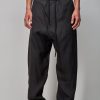 Ziggy Chen Tapered Tailor Drawstring Trousers, Black Wholesale