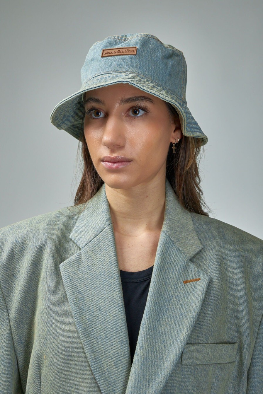 Acne Studios Denim Hat Clearance