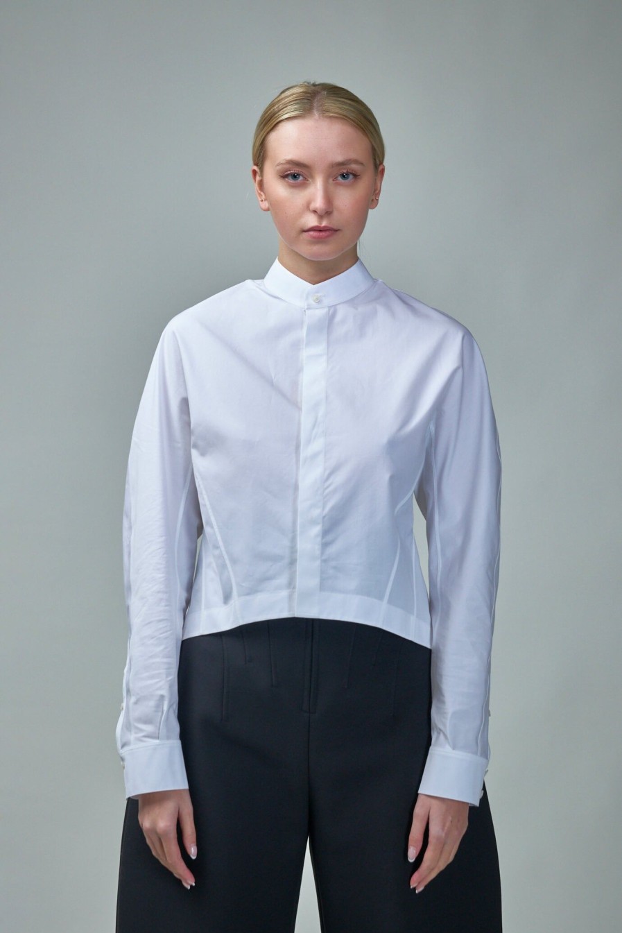 Alaïa Cinched Shirt Japanese Poplin Wholesale