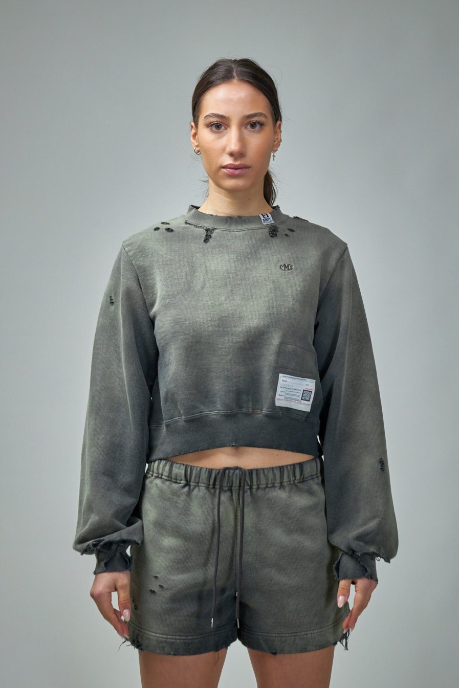 Maison Mihara Yasuhiro Bleached Pullover Online