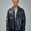 Courrèges Single Pocket Leather Jacket Best