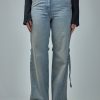 Courrèges Sailor Blue Denim Baggy Pants Clearance