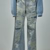 Acne Studios Distressed Printedjeans New