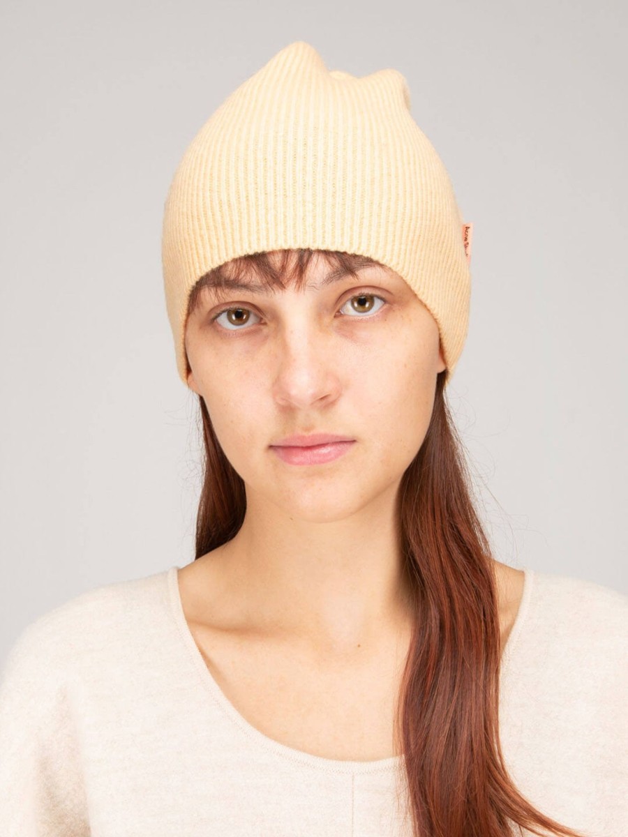 Acne Studios Beanie Vanilla Yellow Clearance