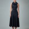 Alaïa Hooded Dress Matt Viscose Online