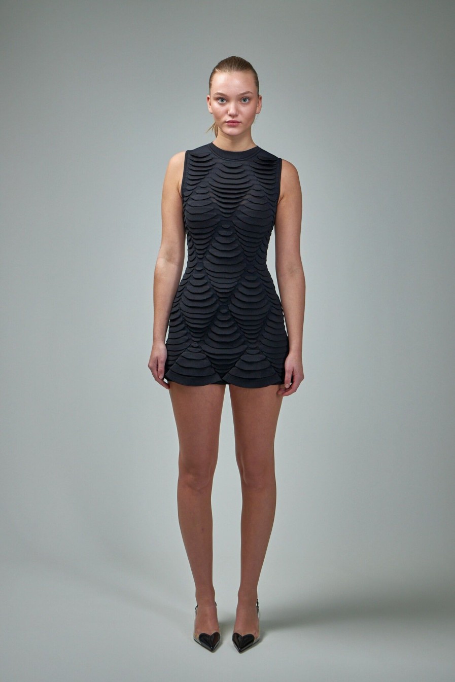 Alaïa 3D Python Dress 3D Python Effect Hot