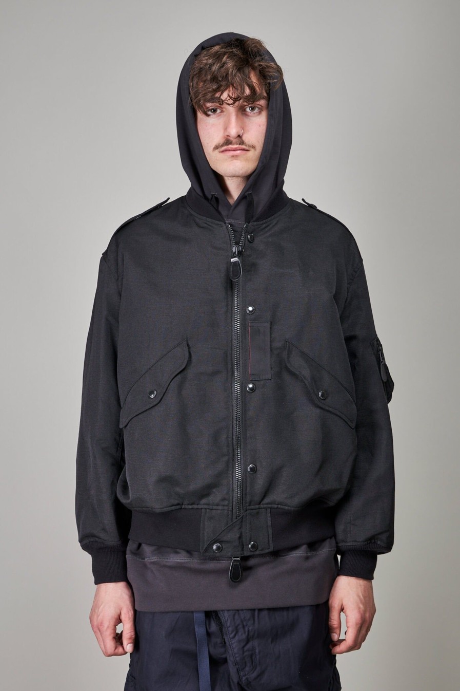 Comme des Garçons Homme Mens Jacket, Black Clearance