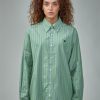 Acne Studios Striped Button Up Shirt New