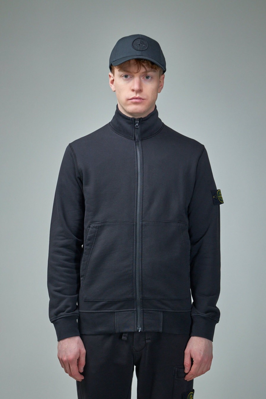 Stone Island Full-Zipper Sweatshirt Best