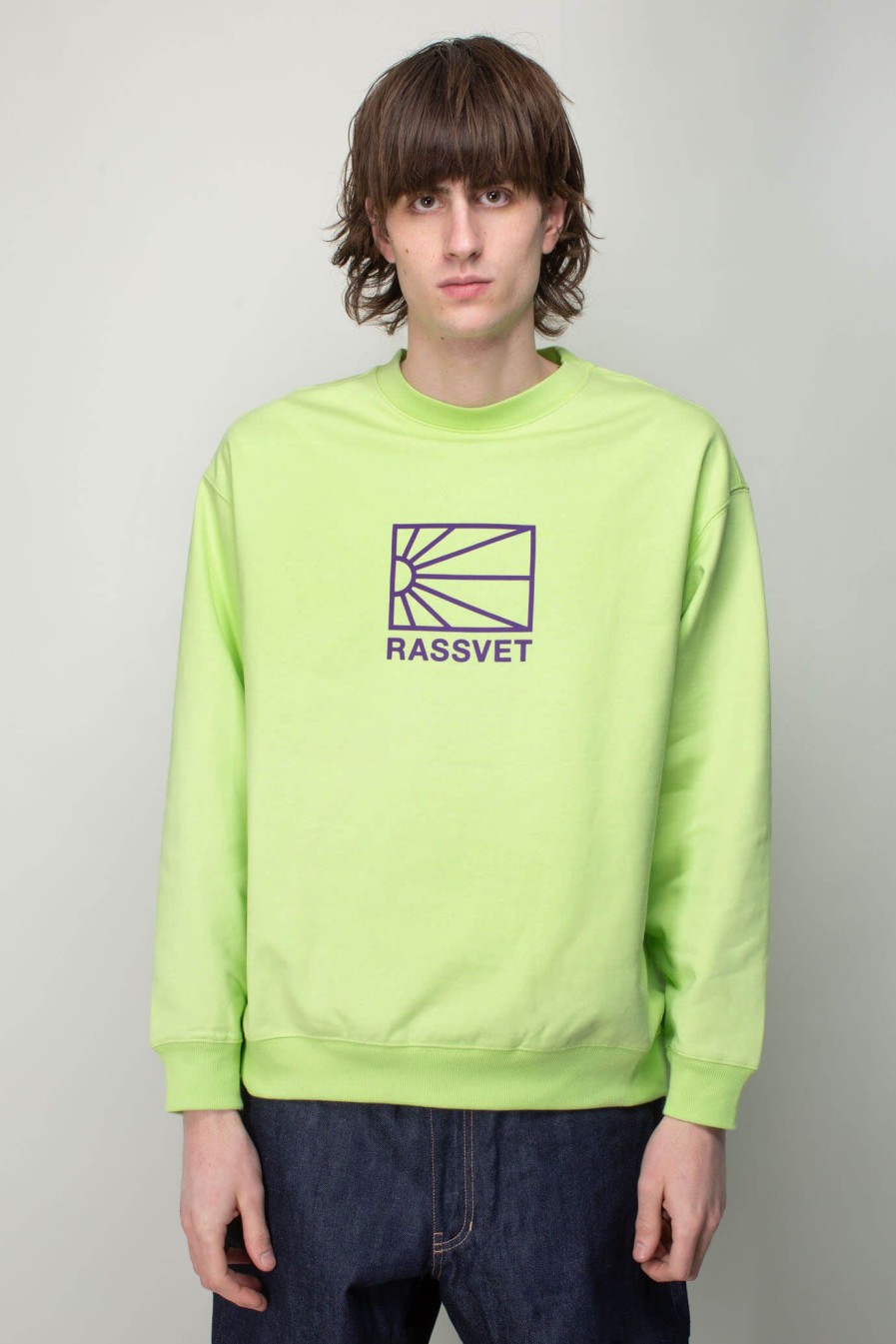 Rassvet Men Logo Sweat-Shirt Knit Clearance