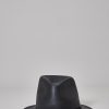 Ann Demeulemeester Suze Hat Papyrus, Black Hot