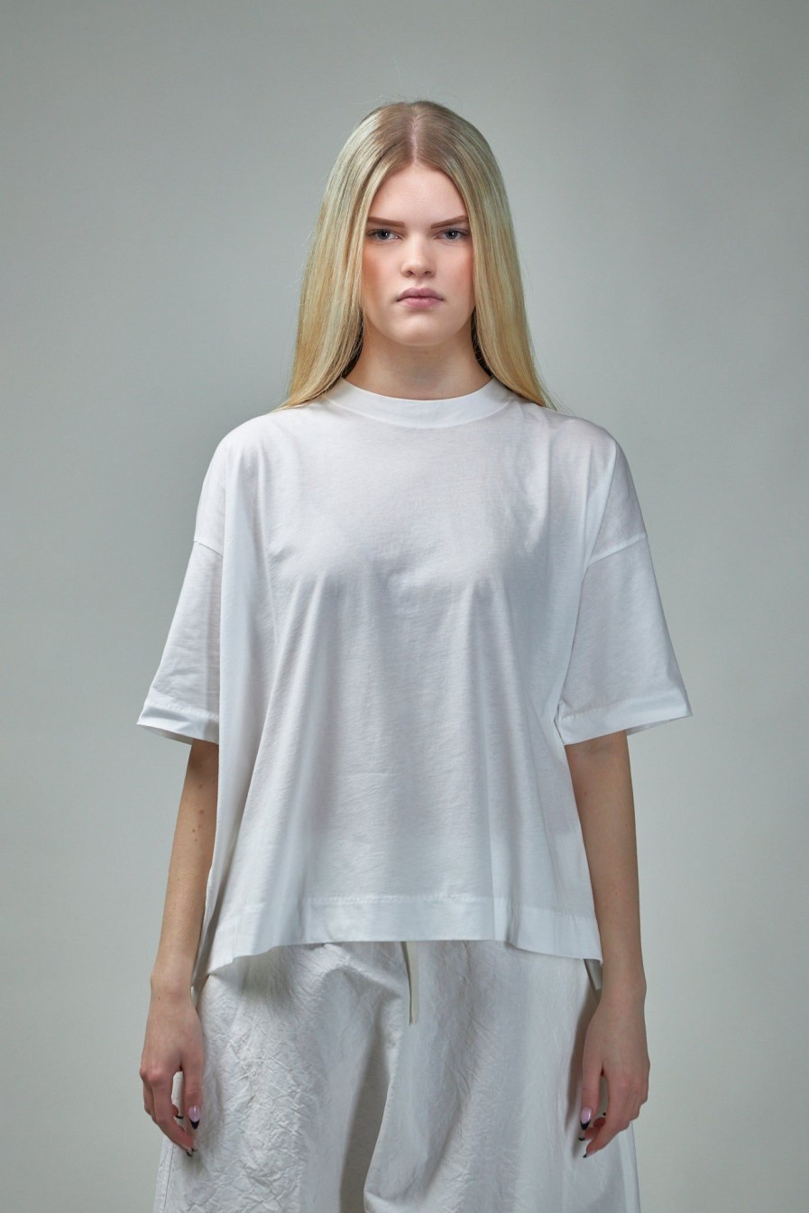 Sofie D'Hoore C-Neck Short Seleeve Oversize T-Shirt Knit Hot