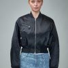 Mugler Cropped Nylon Bomber Online