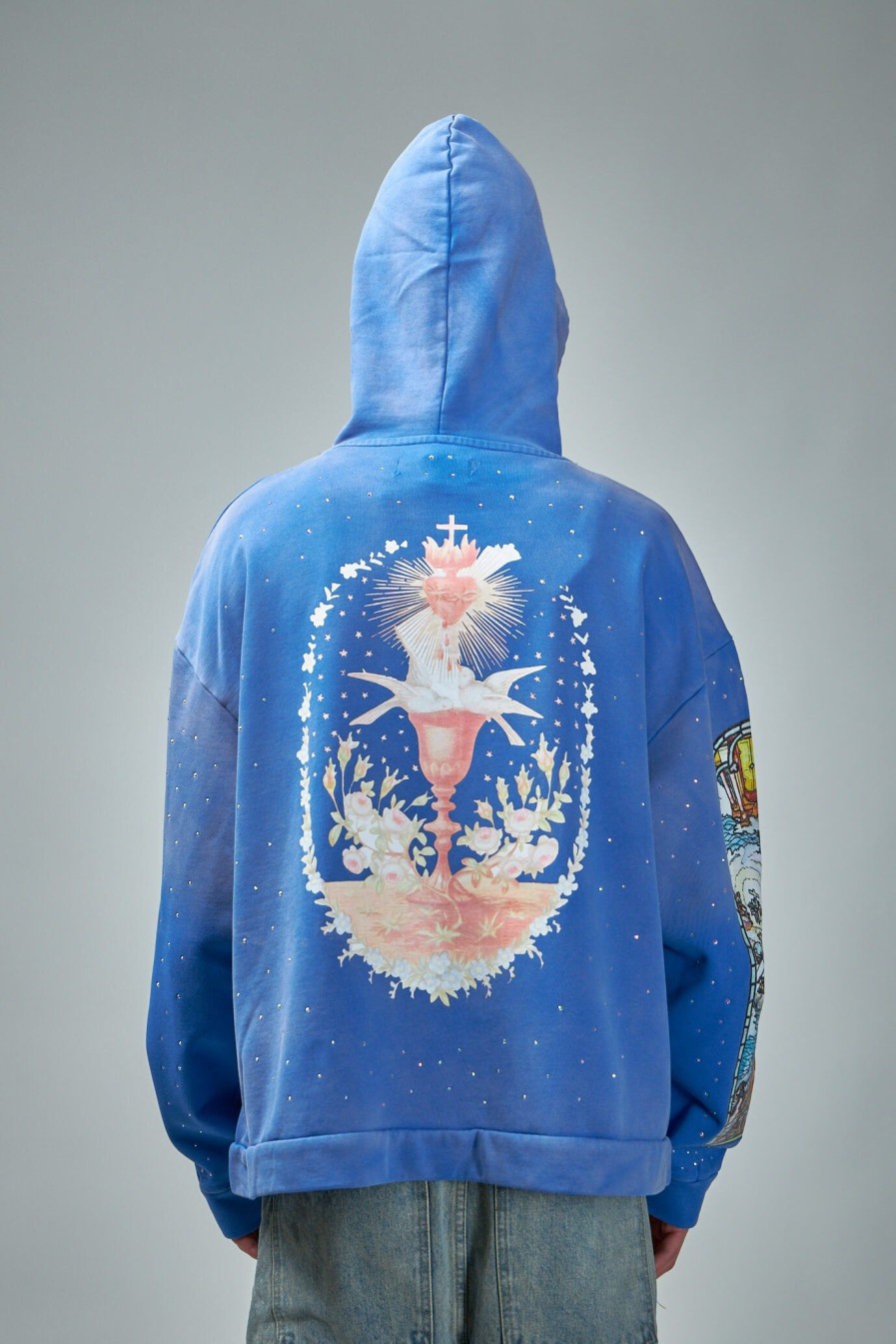 Who Decides War Chalice Embroidered Hooded Sweatshirt Wholesale