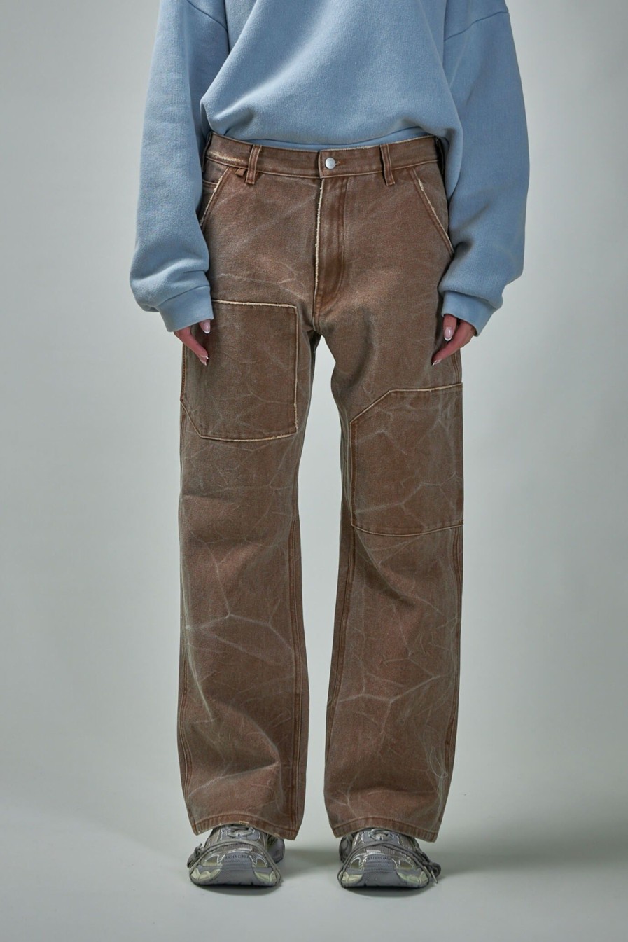 Acne Studios Patch Canvas Trousers Wholesale