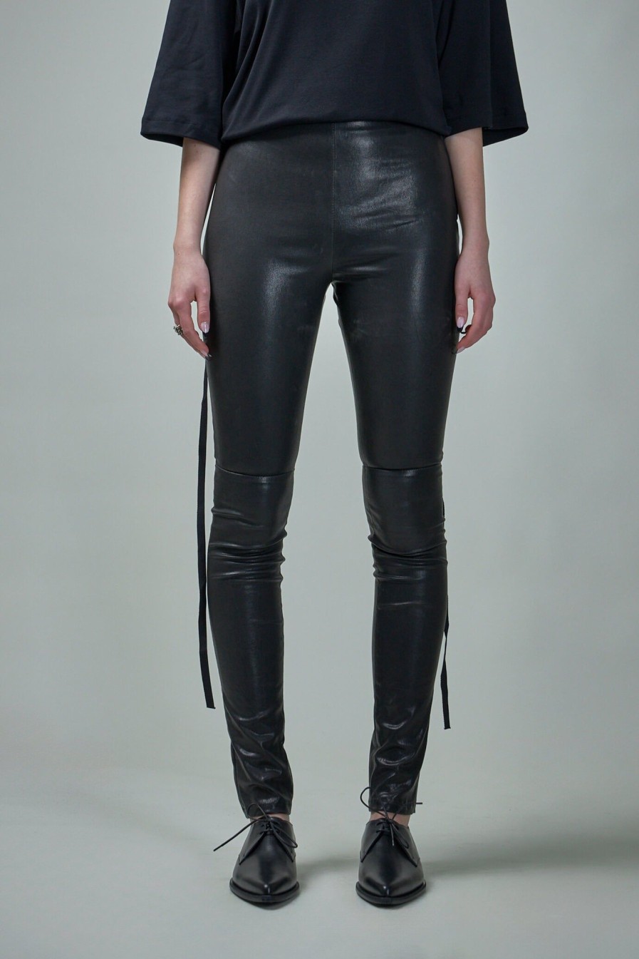 Ann Demeulemeester Florence Leather Leggings Best