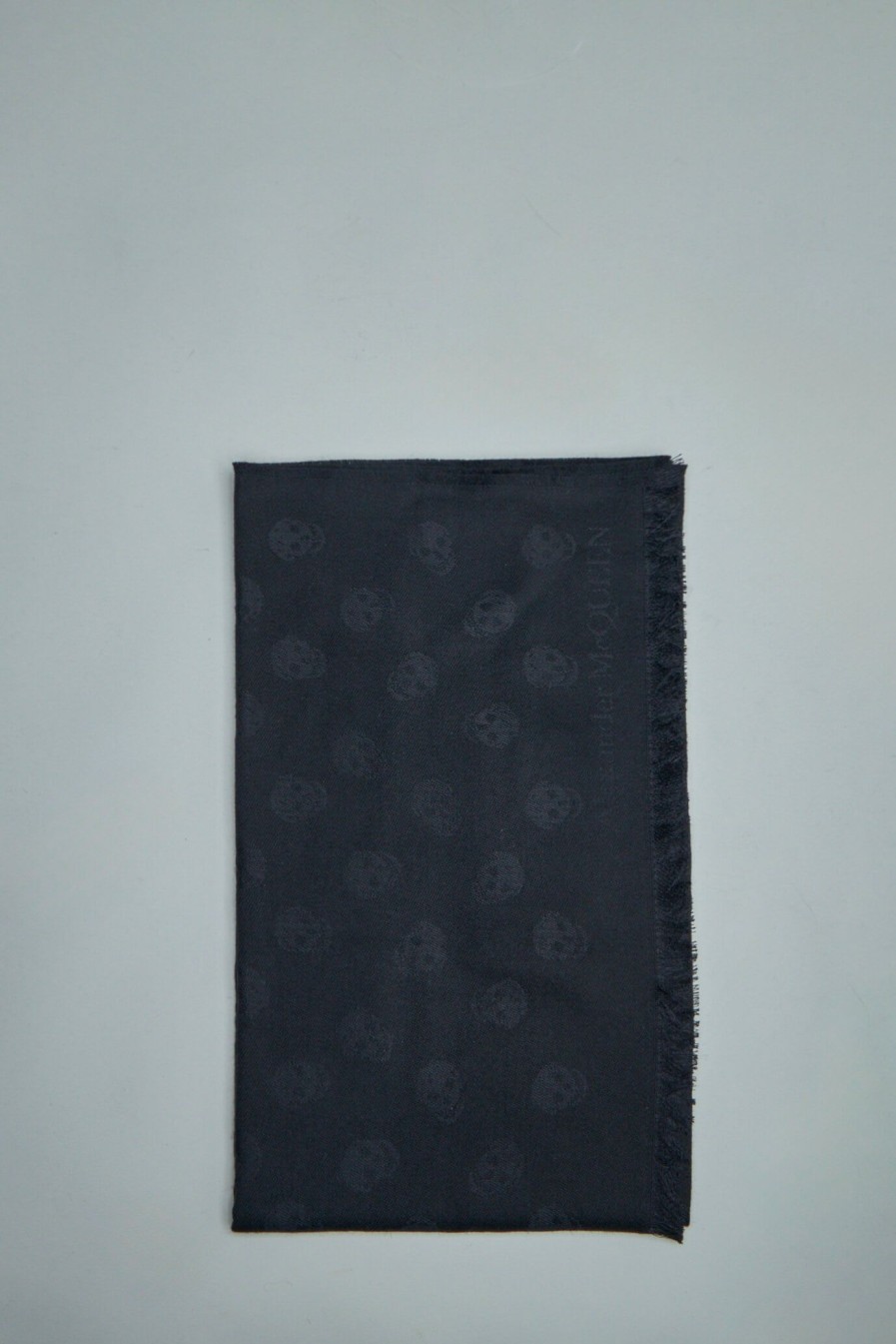 Alexander McQueen Scarf All Over Skull New