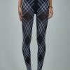 Burberry Check Wool Blend Tights Online