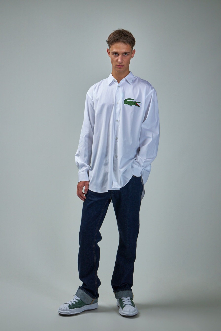 Comme des Garçons Shirt x Lacoste Comme Des Garcons Shirt X Lacoste Men Shirt Woven Clearance