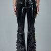 Courrèges Multi-Buckle Vinyl Bootcut Pants Online