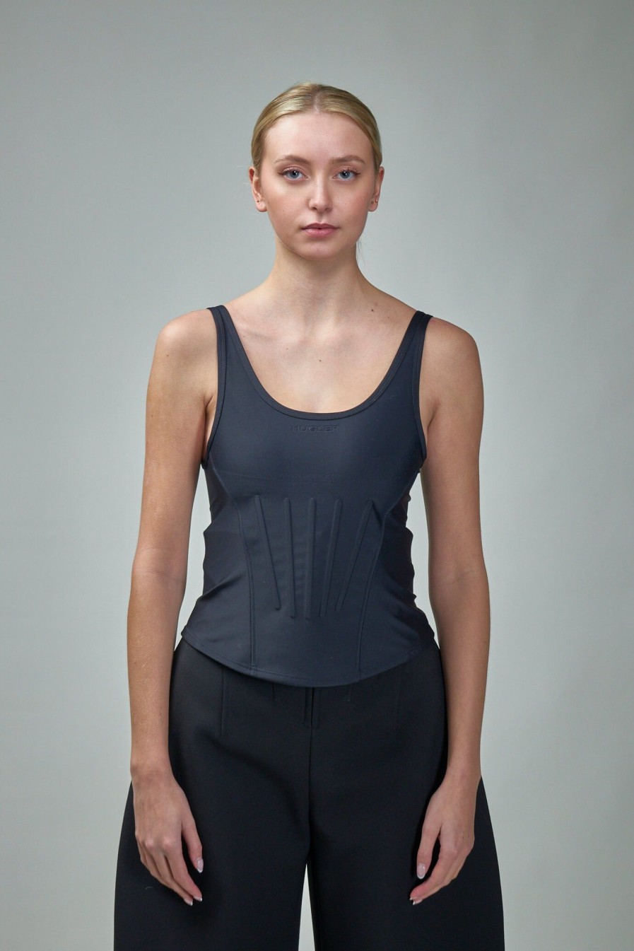 Mugler Corseted Tank Top Online