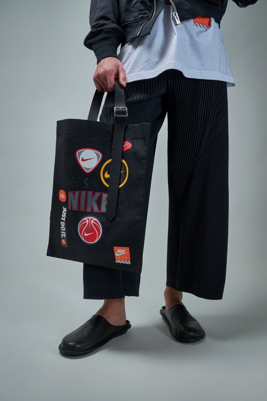 BLACK Comme des Garçons x Nike Tote Bag Clearance