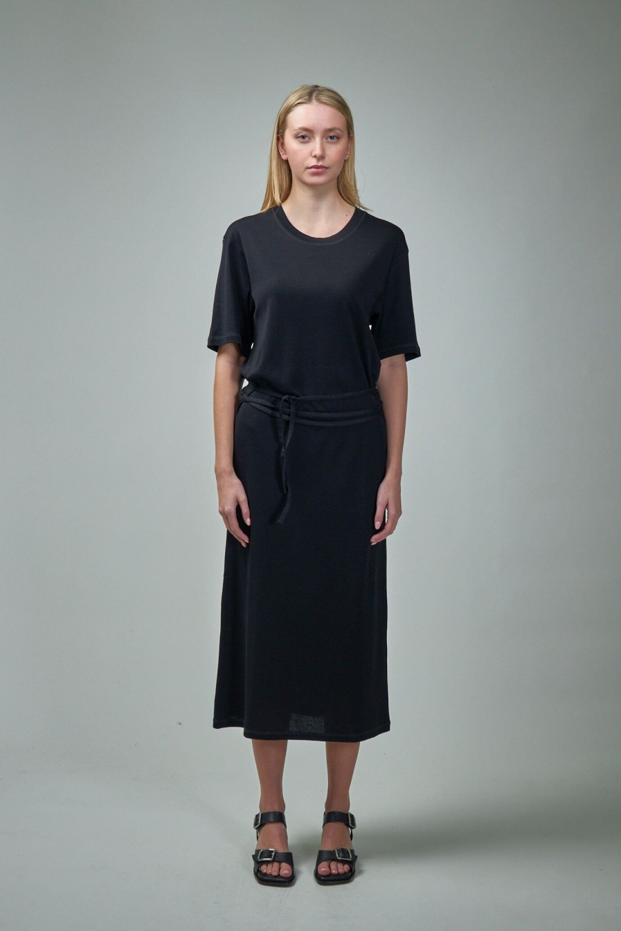 Lemaire Belted Rib T-Shirt Dress Best