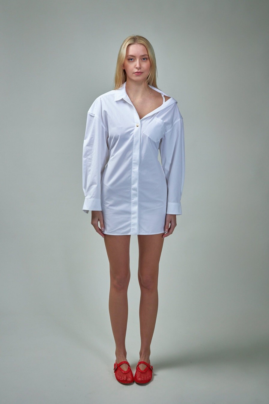 Jacquemus La Mini Robe Chemise Clearance