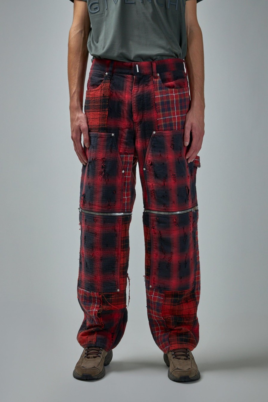 Givenchy Checkered Trousers Clearance