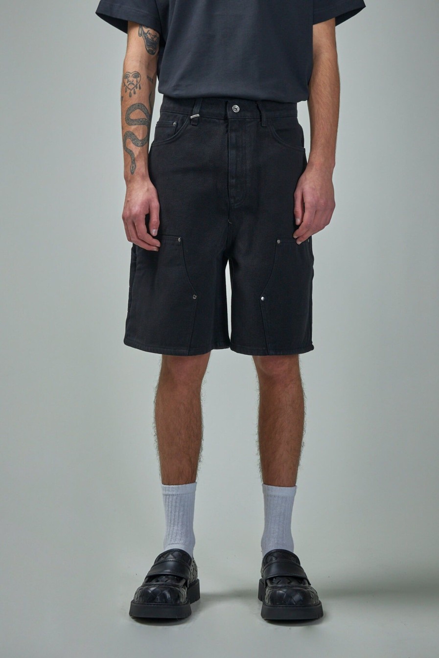 FLÂNEUR Carpenter Short Jeans Online