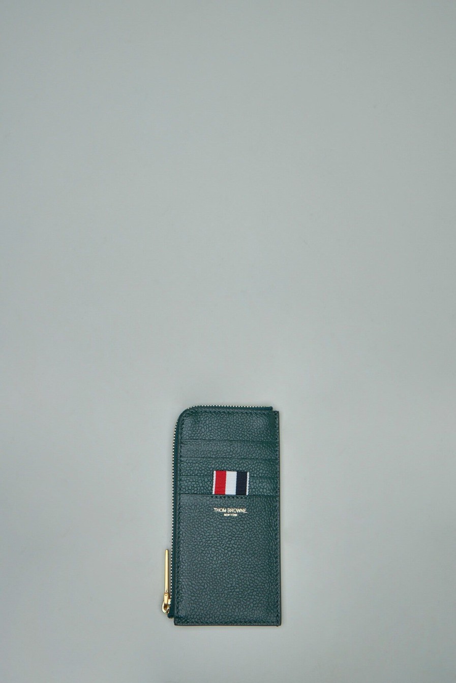 Thom Browne Half Zip Around Wallet New