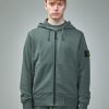 Stone Island Hooded Full-Zipper Sweatshirt Wholesale