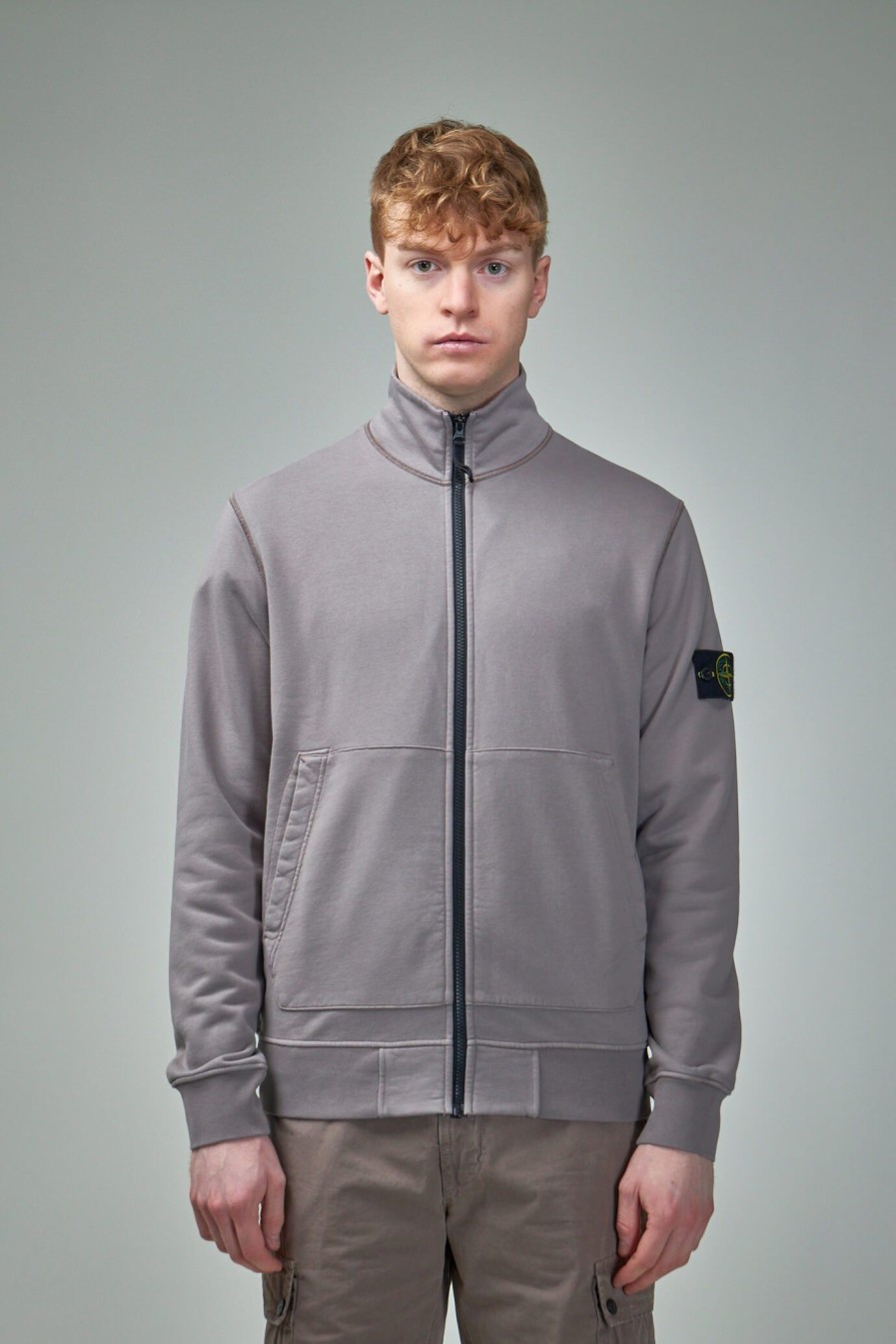 Stone Island Full-Zipper Sweatshirt Best