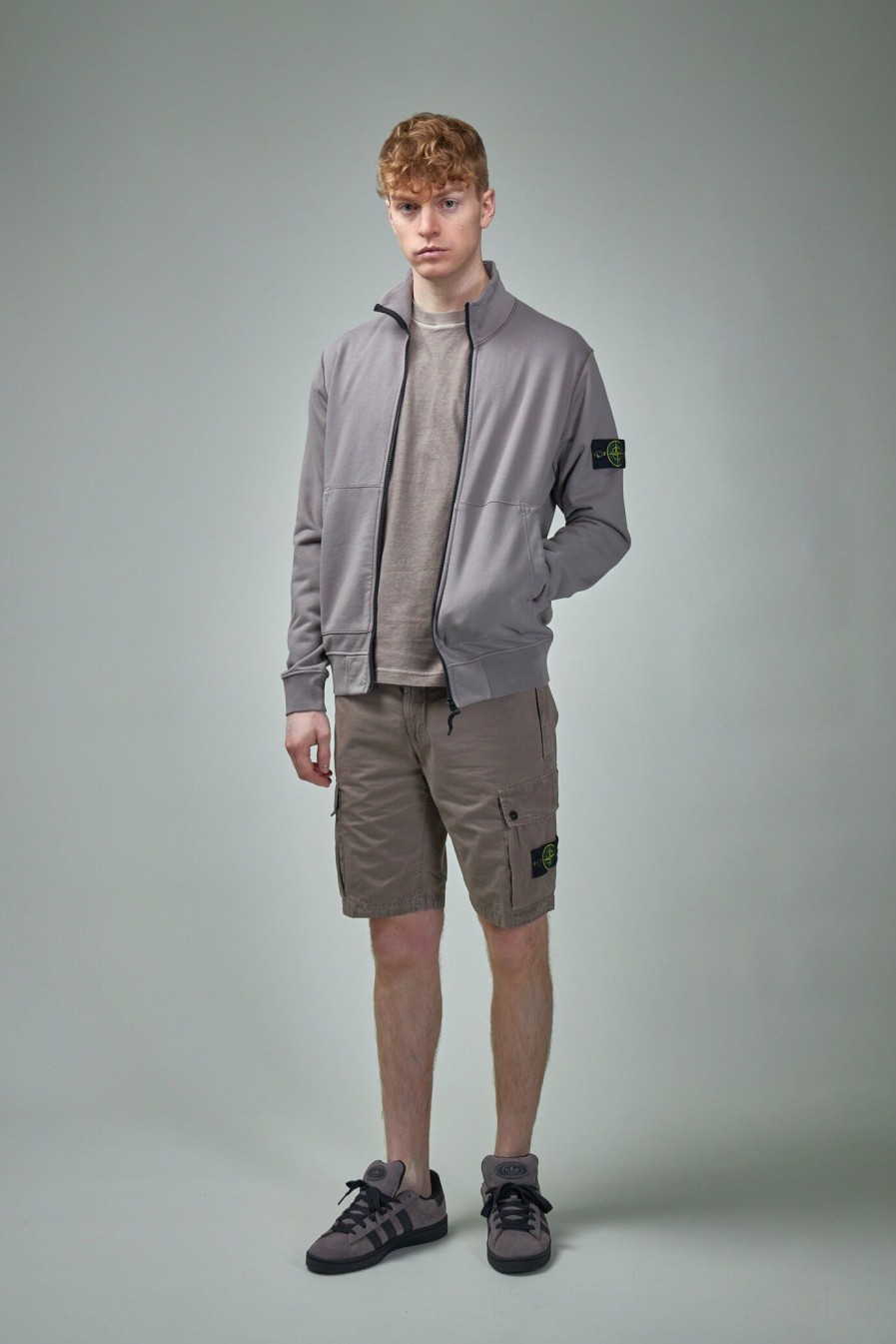 Stone Island Full-Zipper Sweatshirt Best