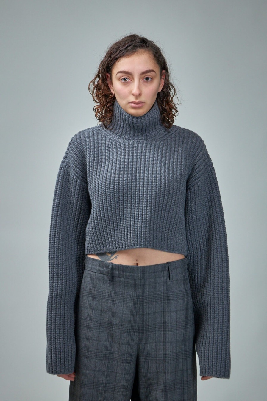 Balenciaga Cropped Sweater Clearance