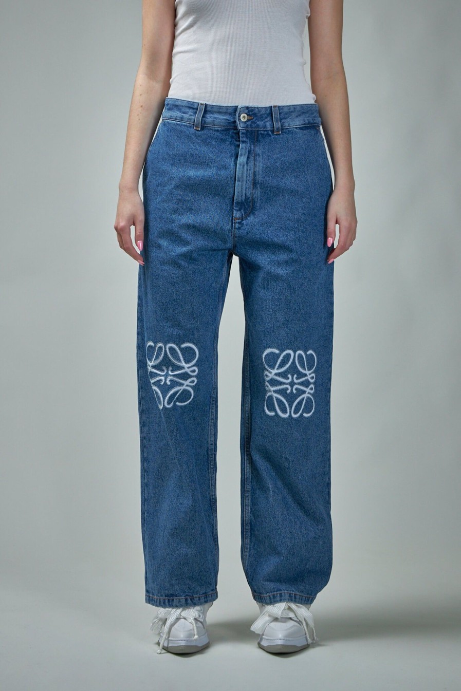 Loewe Anagram Baggy Jeans Best