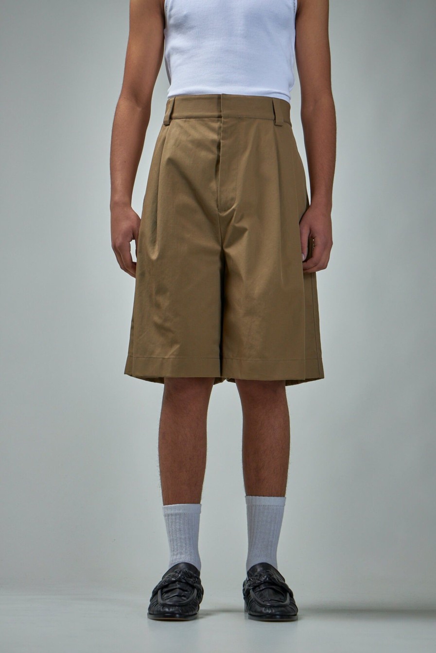 Bottega Veneta Cotton Gabardine Shorts Hot