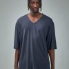 FREI-MUT Silk V-Neck T-Shirt Hot