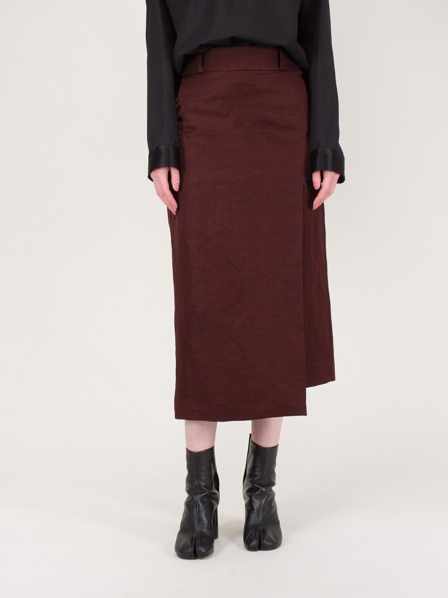 Haider Ackermann Pencil Skirt Amalfi Chocolat Online