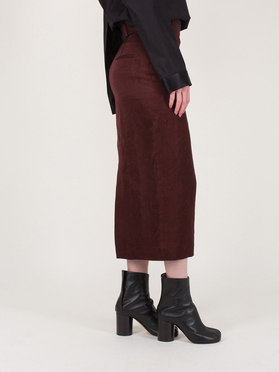 Haider Ackermann Pencil Skirt Amalfi Chocolat Online