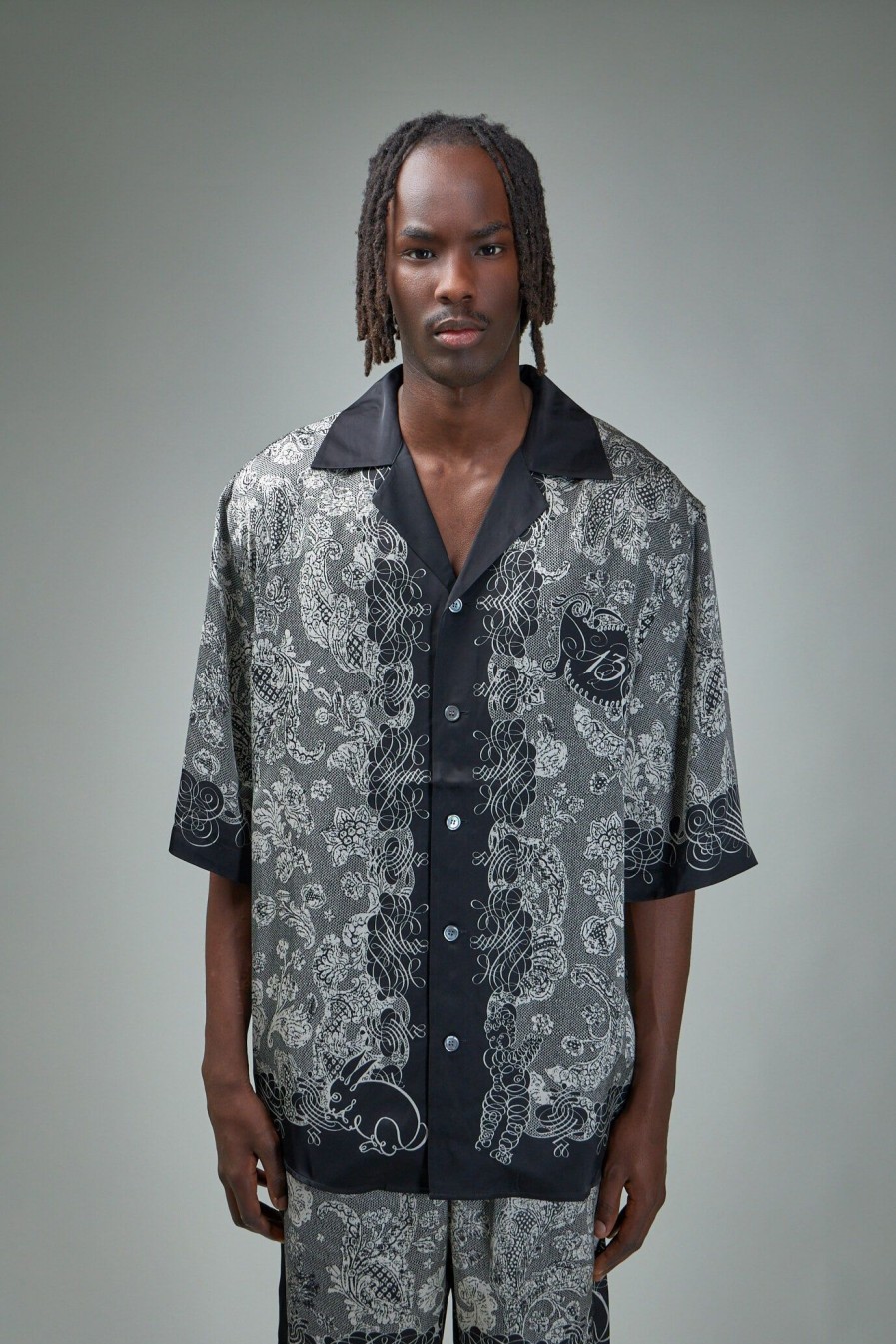 Acne Studios Print Button-Up Shirt Hot