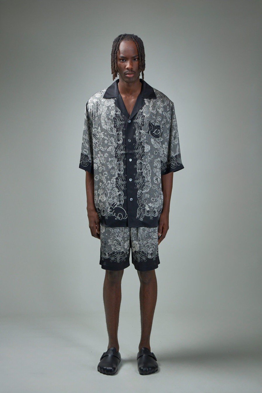 Acne Studios Print Button-Up Shirt Hot