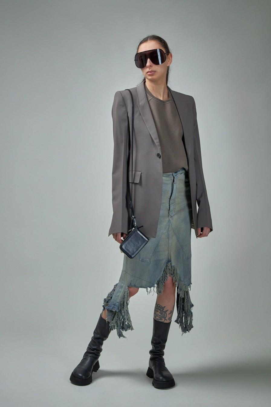 Rick Owens DRKSHDW Slivered Skirt Online