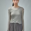 Rick Owens Knit T-Shirt Cropped New