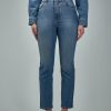 Alaïa High Waist Pan Stone Denim Wholesale