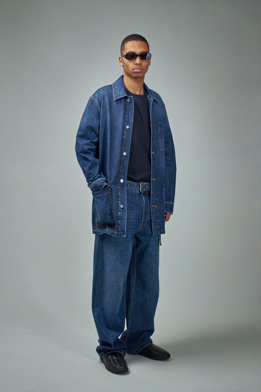 Bottega Veneta Belted Cargo Denim Hot